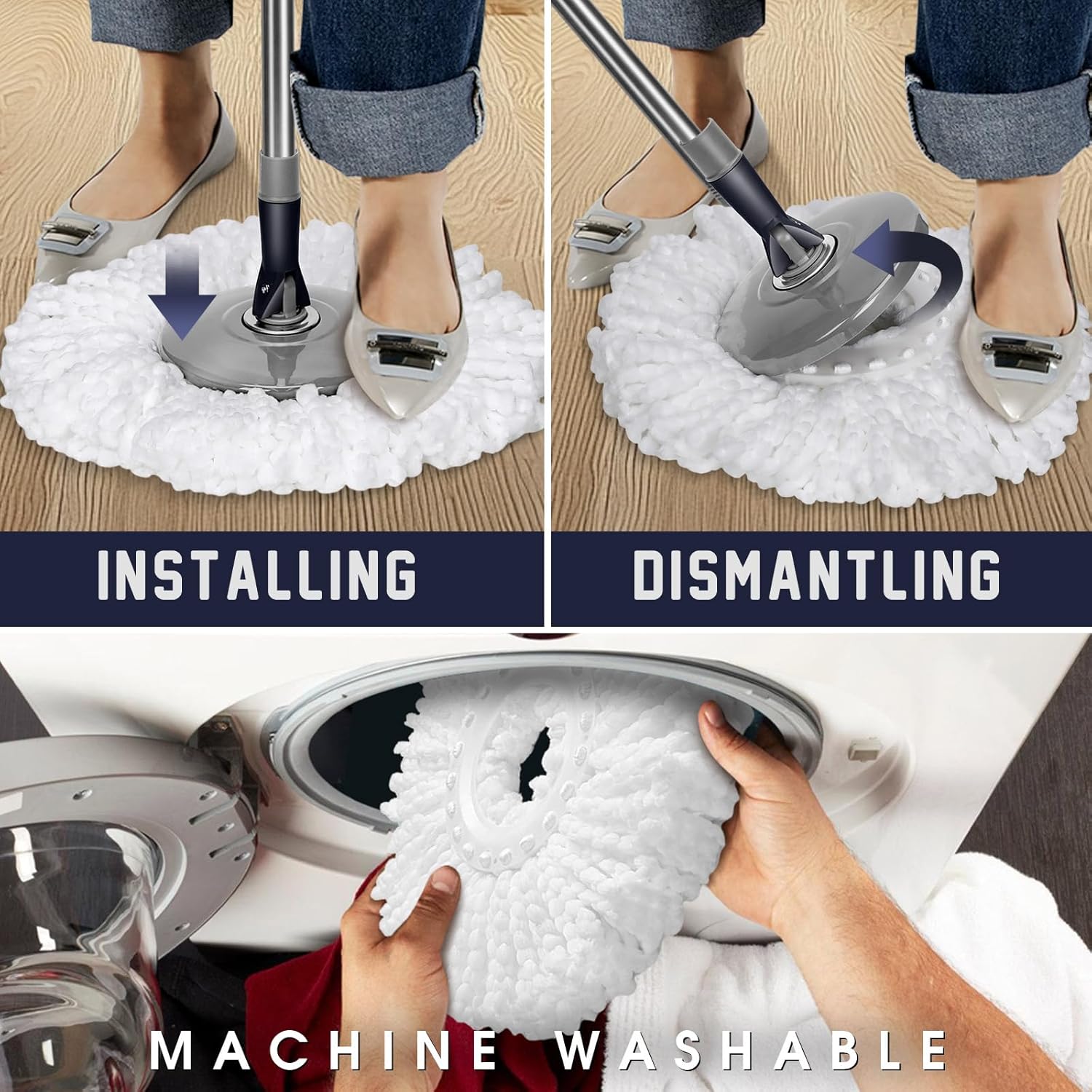 Spin Mop and Bucket Set