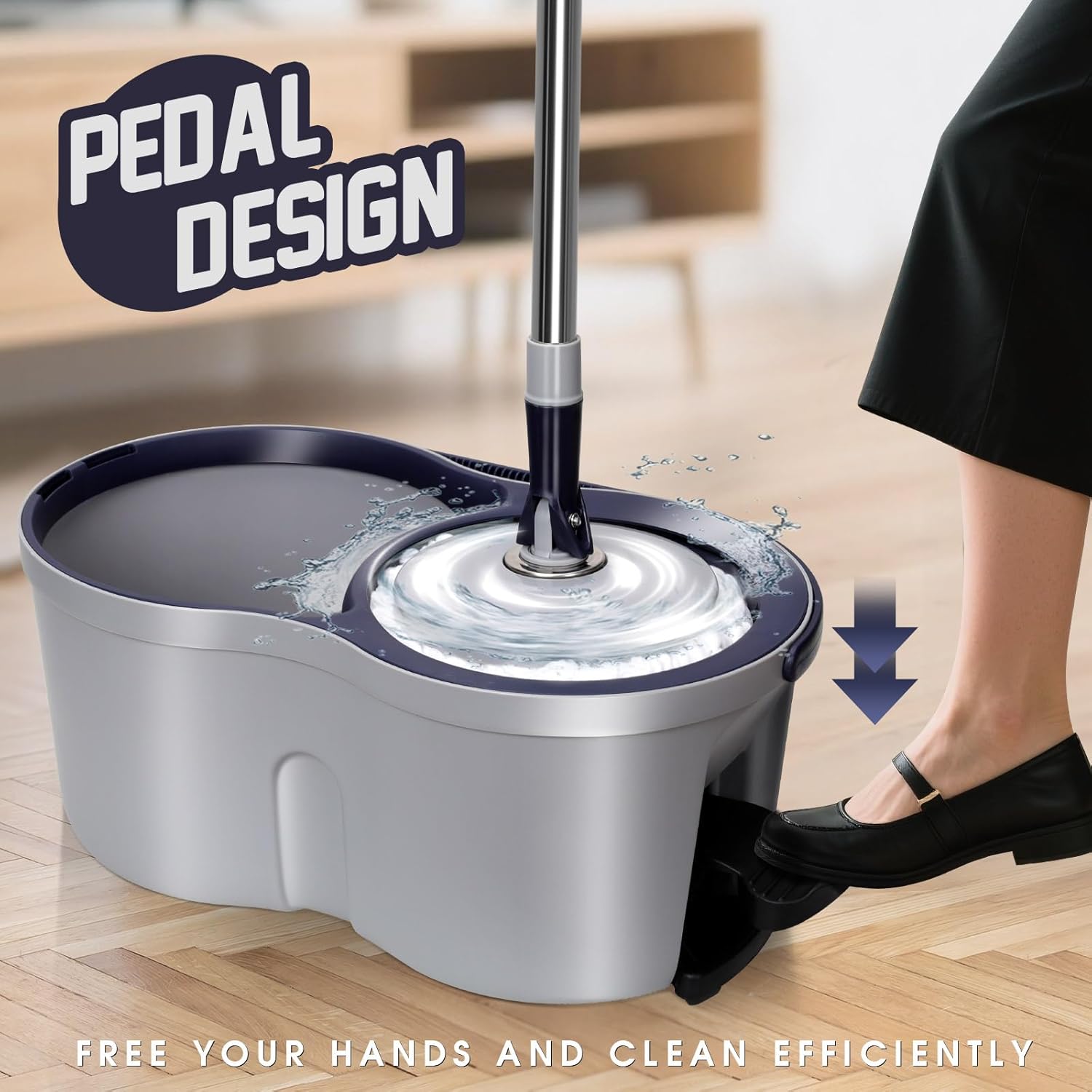 Spin Mop and Bucket Set