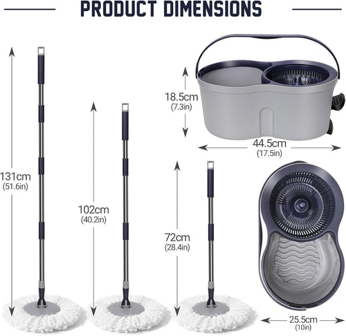 Spin Mop and Bucket Set